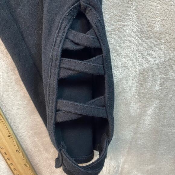 Soft Surroundings Woman’s Leggings Cropped Medium Black - Picture 5 of 7